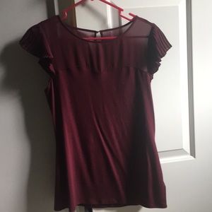 Maroon express blouse
